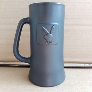 Playboy Bunny Mug 16oz Glass Grey Matt Finished